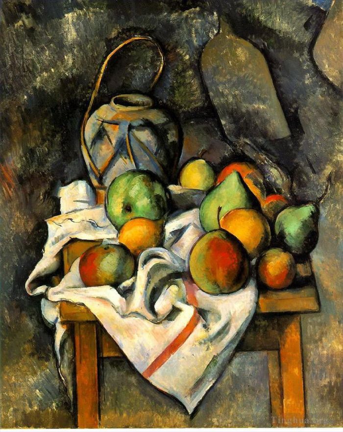 Paul Cézanne Peinture à l'huile - Pot de gingembre