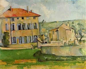Paul Cézanne œuvres - Maison et Ferme au Jas de Bouffan