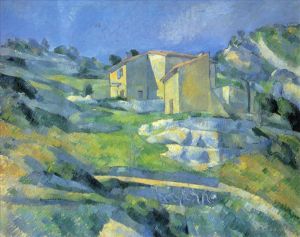 Paul Cézanne œuvres - Maisons à l'Estaque