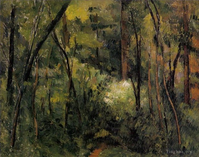 Paul Cézanne Peinture à l'huile - Dans les bois 2
