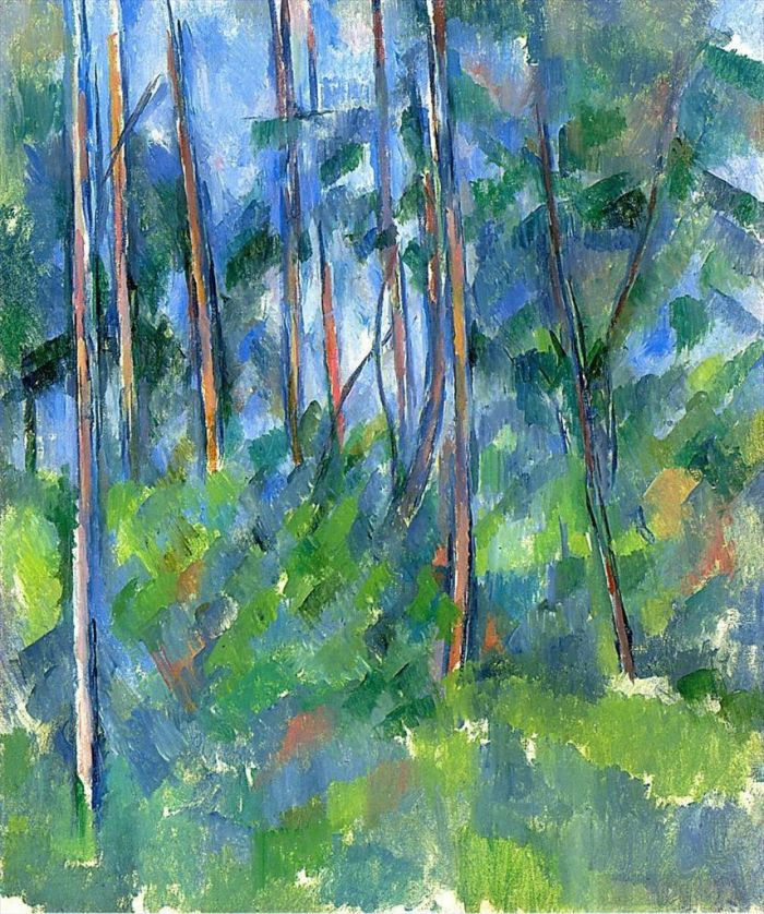Paul Cézanne Peinture à l'huile - Dans les bois