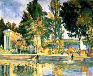 Paul Cézanne œuvres - Jas de Bouffan la piscine