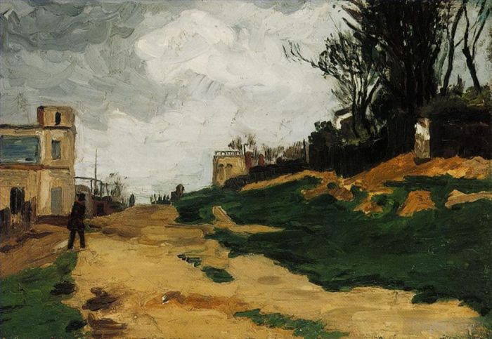 Paul Cézanne Peinture à l'huile - Paysage 1862