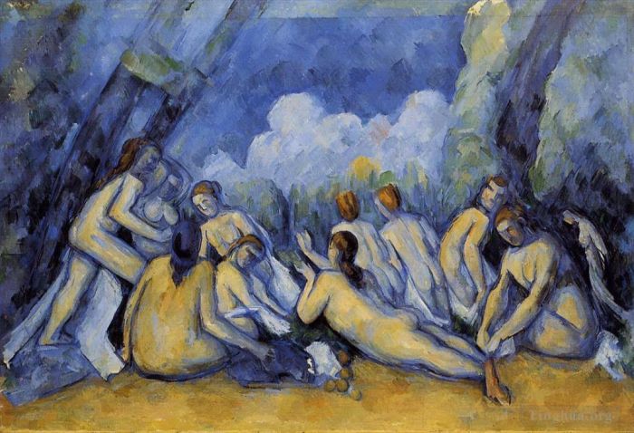 Paul Cézanne Peinture à l'huile - Les Grandes Baigneuses