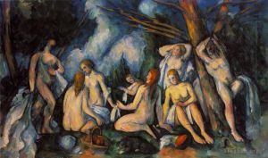 Paul Cézanne œuvres - Grands baigneurs