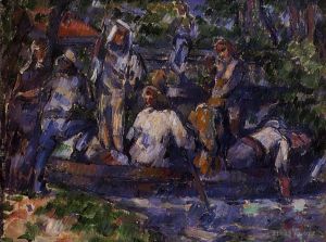 Paul Cézanne œuvres - Partir sur l'eau