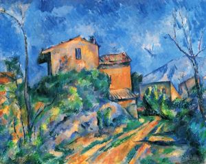 Paul Cézanne œuvres - Maison Maria avec vue sur Château Noir