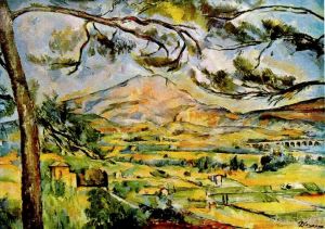 Paul Cézanne œuvres - Montagne Sainte-Victoire avec Grand Pin
