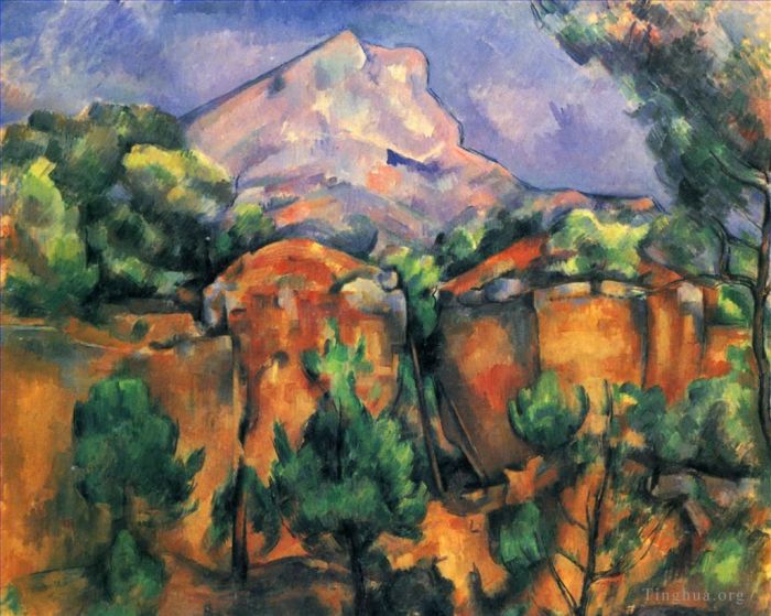 Paul Cézanne Peinture à l'huile - Mont Sainte Victoire 1897
