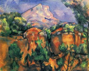 Paul Cézanne œuvres - Mont Sainte Victoire 1897