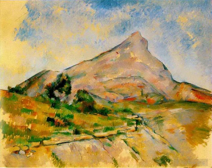 Paul Cézanne Peinture à l'huile - Mont Sainte Victoire 1898