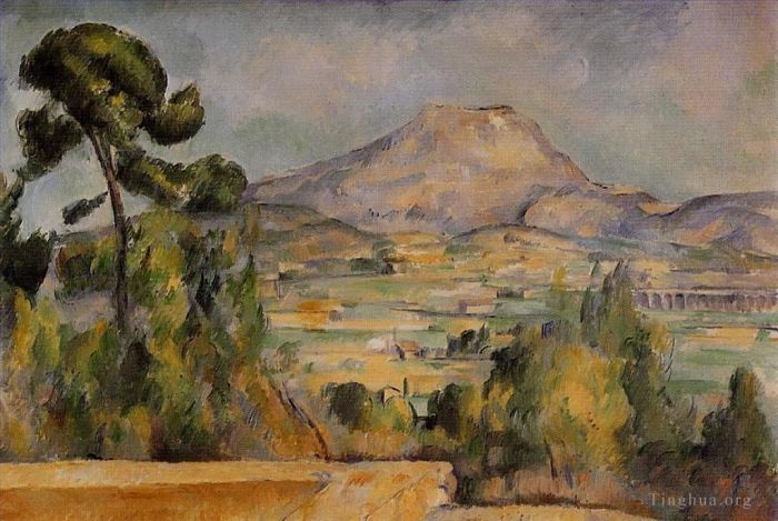 Paul Cézanne Peinture à l'huile - Montagne Sainte-Victoire