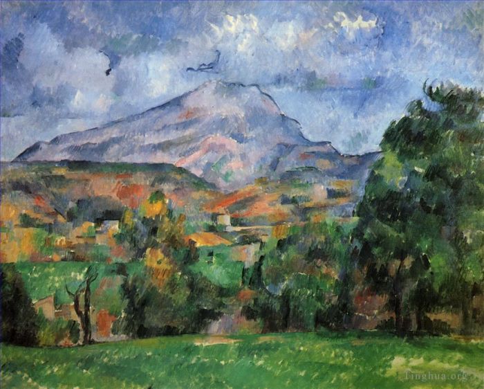 Paul Cézanne Peinture à l'huile - Mont Sainte Victoire 5