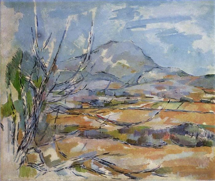Paul Cézanne Peinture à l'huile - Mont Sainte Victoire 6