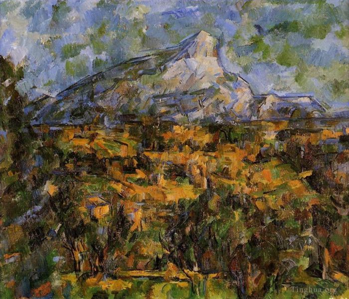 Paul Cézanne Peinture à l'huile - Le Mont Sainte-Victoire vu des Lauves
