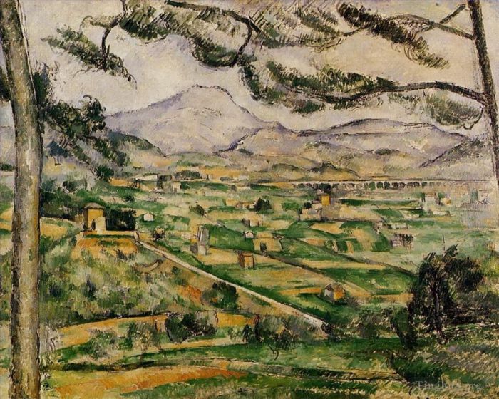 Paul Cézanne Peinture à l'huile - Mont Sainte-Victoire
