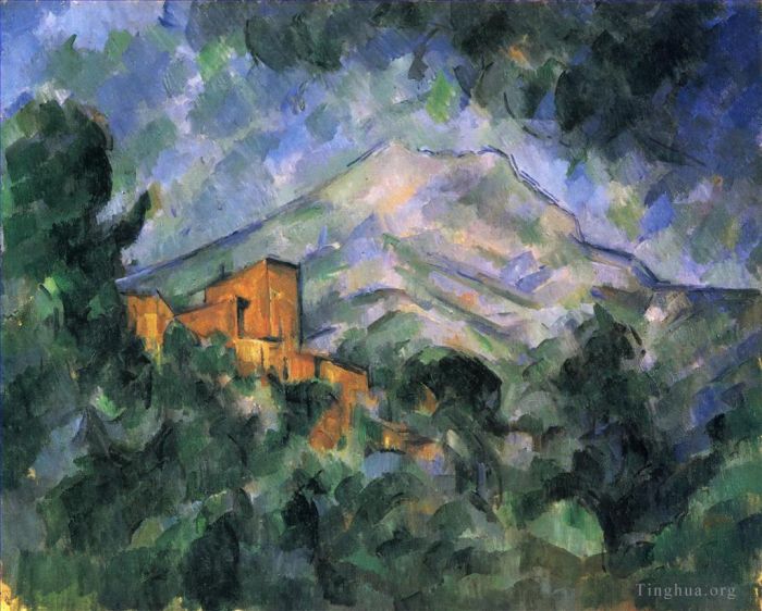 Paul Cézanne Peinture à l'huile - Montagne Sainte Victoire et le Château Noir