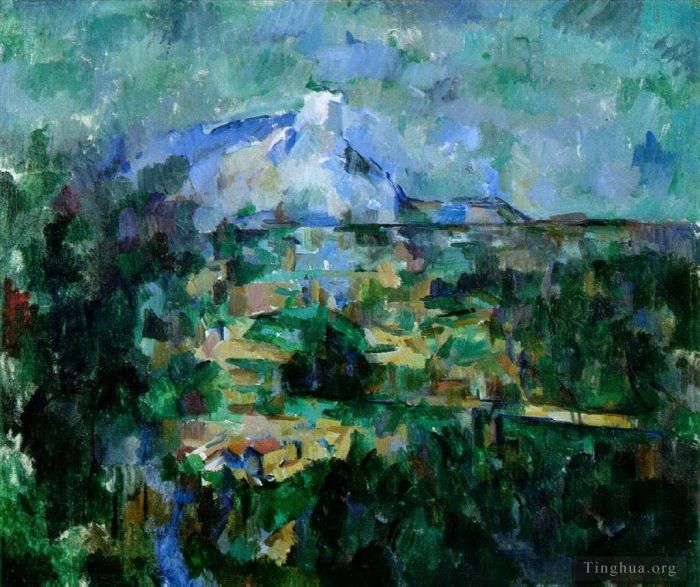 Paul Cézanne Peinture à l'huile - Montagne Sainte Victoire de Lauves