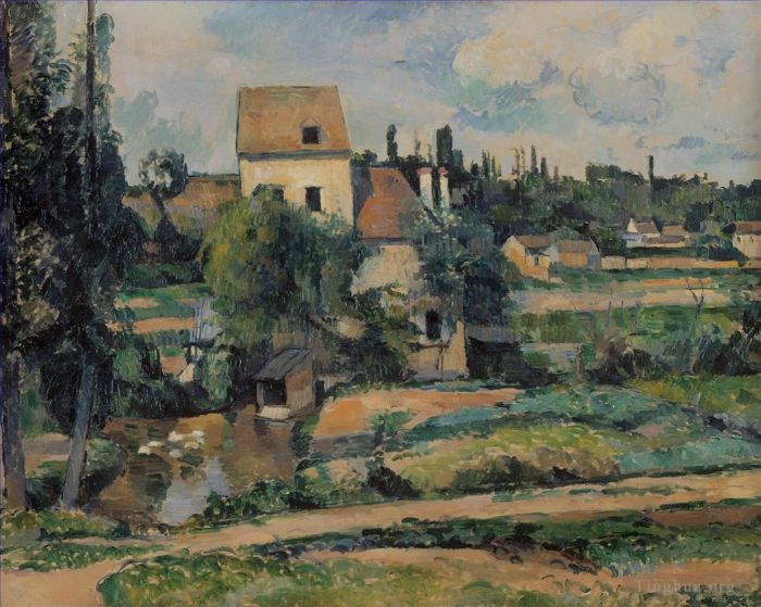 Paul Cézanne Peinture à l'huile - Moulin de la Couleuvre à Pontoise