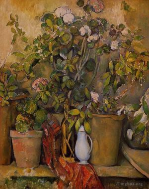 Paul Cézanne œuvres - Plantes en pot