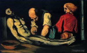 Paul Cézanne œuvres - Préparation des funérailles