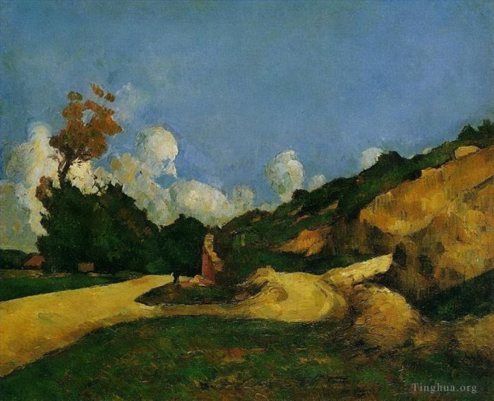 Paul Cézanne Peinture à l'huile - Route 1871