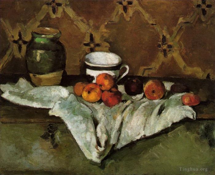 Paul Cézanne Peinture à l'huile - Nature morte 1877