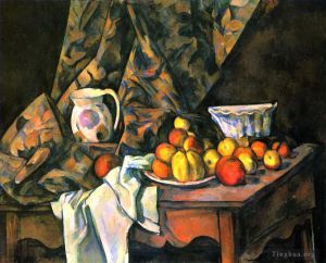 Paul Cézanne œuvres - Nature morte au porte-fleurs