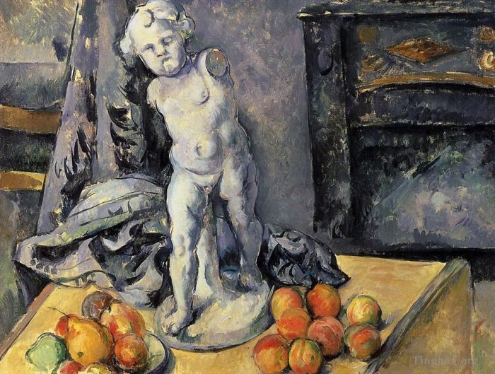 Paul Cézanne Peinture à l'huile - Nature morte au plâtre Cupidon 2