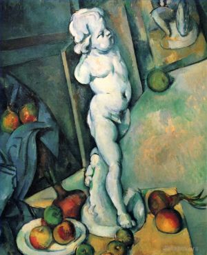 Paul Cézanne œuvres - Nature morte avec Cupidon en plâtre