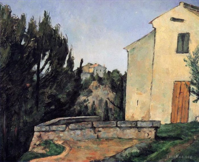 Paul Cézanne Peinture à l'huile - La maison abandonnée