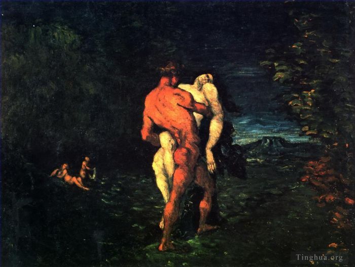 Paul Cézanne Peinture à l'huile - L'enlèvement