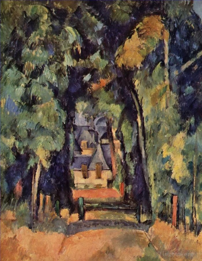 Paul Cézanne Peinture à l'huile - L'Allée de Chantilly 2