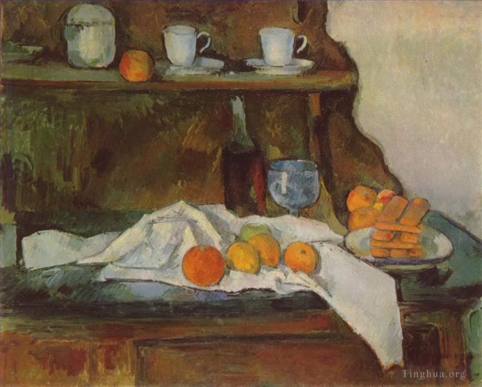Paul Cézanne Peinture à l'huile - Le buffet
