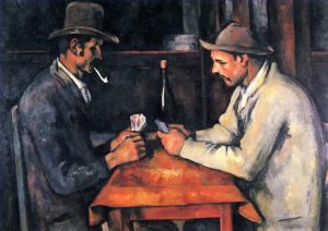 Paul Cézanne œuvres - Les joueurs de cartes