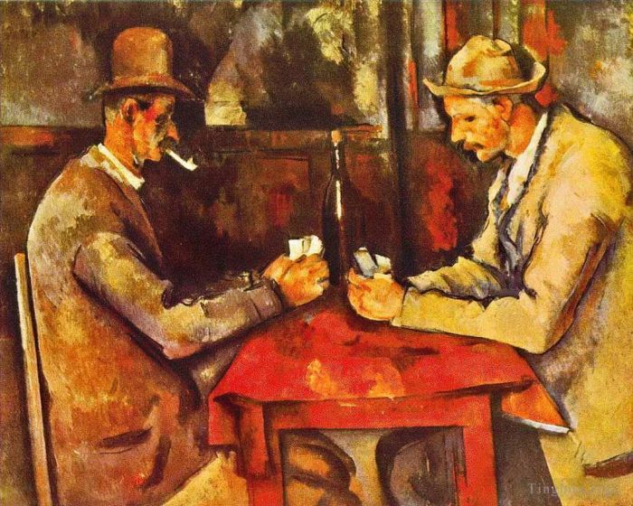 Paul Cézanne Peinture à l'huile - Les Joueurs de cartes