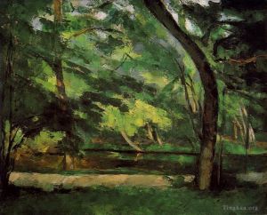 Paul Cézanne œuvres - L'étang des Soeurs à Osny