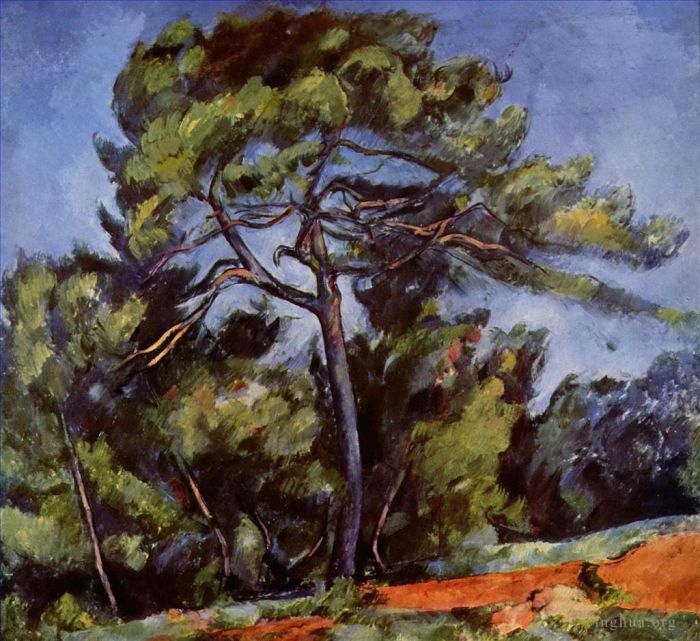 Paul Cézanne Peinture à l'huile - Le grand pin
