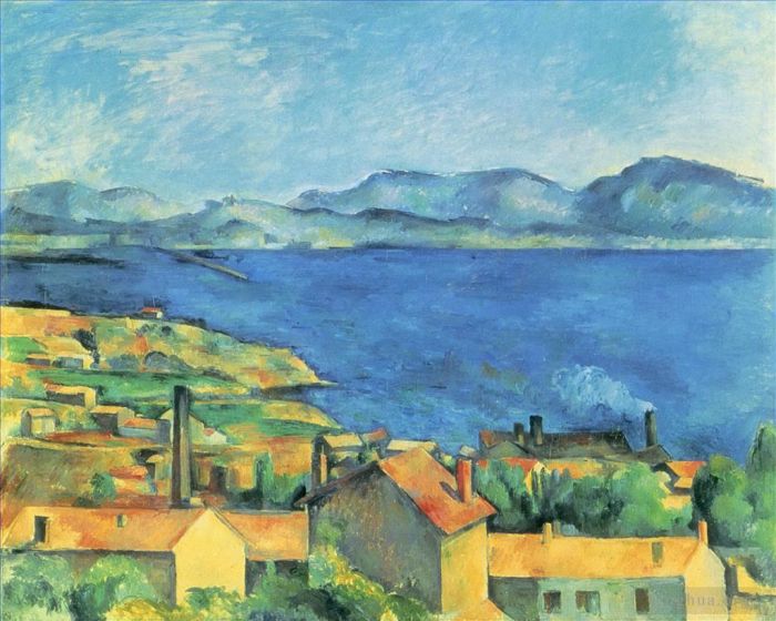 Paul Cézanne Peinture à l'huile - Le Golfe de Marseille vu de L'Estaque 1885