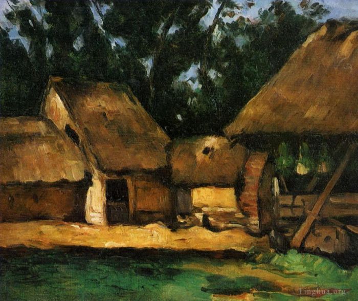 Paul Cézanne Peinture à l'huile - Le moulin à huile