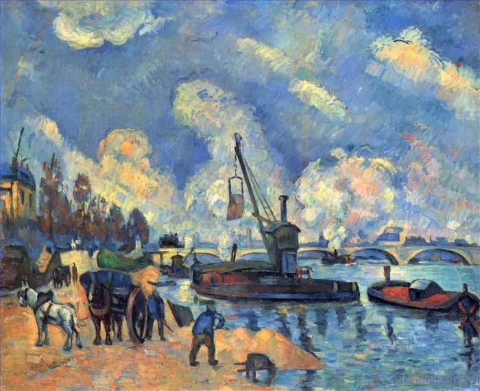 Paul Cézanne Peinture à l'huile - La Seine à Bercy