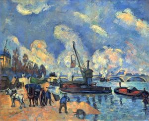 Paul Cézanne œuvres - La Seine à Bercy