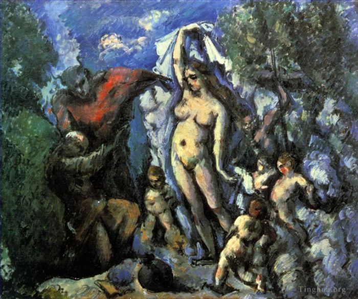 Paul Cézanne Peinture à l'huile - La tentation de saint Antoine