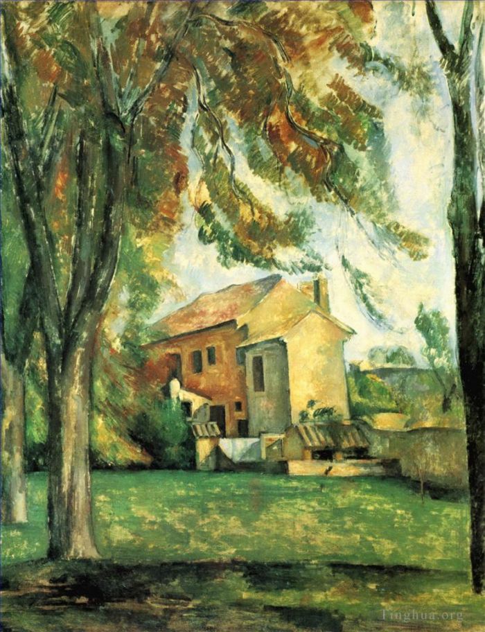Paul Cézanne Peinture à l'huile - L'étang du Jas de Bouffan