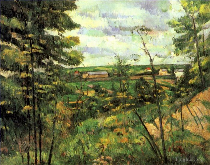 Paul Cézanne Peinture à l'huile - La vallée de l'Oise