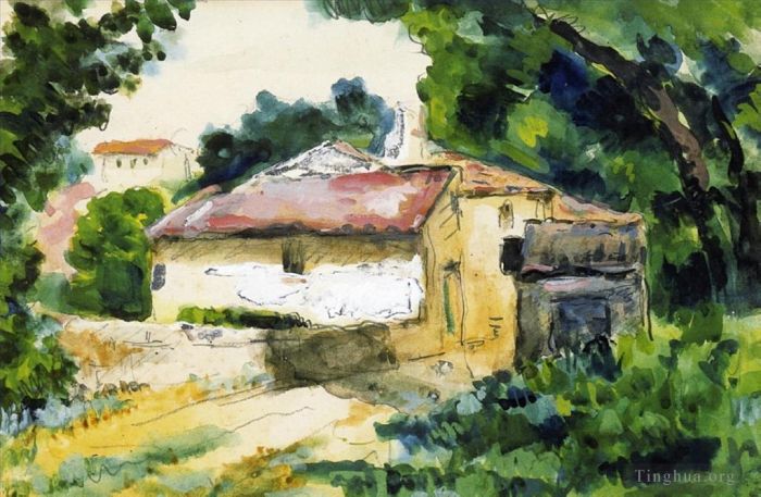 Paul Cézanne Types de peintures - Maison en Provence
