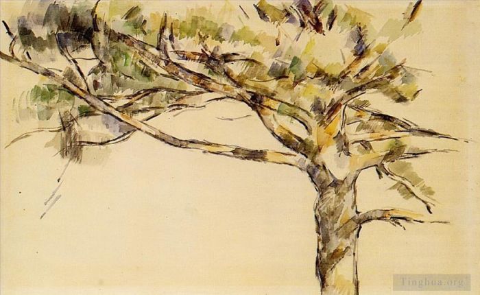Paul Cézanne Types de peintures - Grand pin