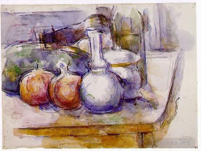 Paul Cézanne Types de peintures - Nature morte à la carafe
