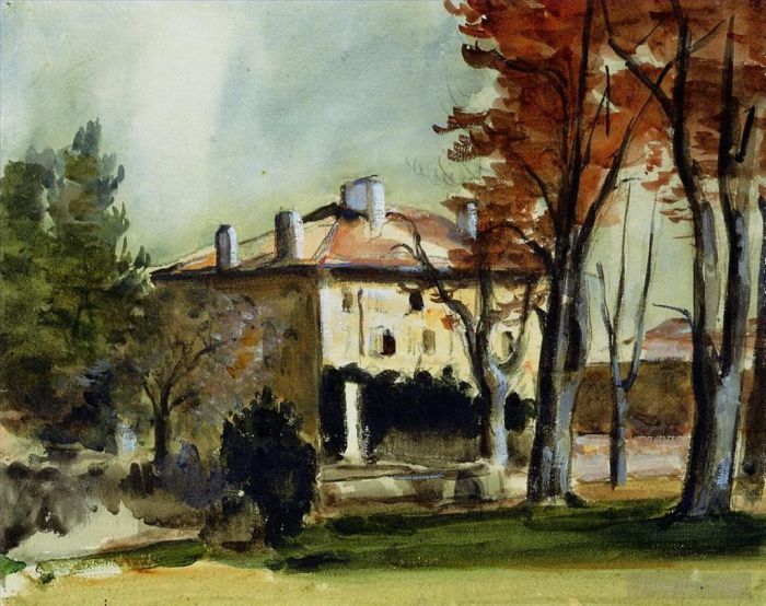 Paul Cézanne Types de peintures - Le Manoir du Jas de Bouffan