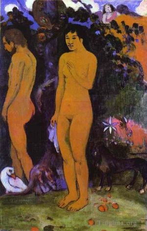 Paul Gauguin œuvres - Adam et Eve
